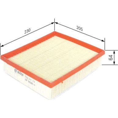 BOSCH F 026 400 374 Luftfilter