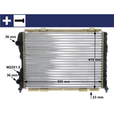 Mahle | Kühler, Motorkühlung | CR 1408 000S