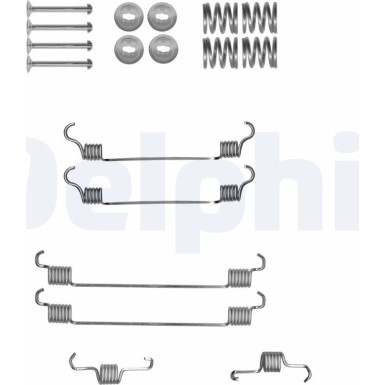 Delphi | Zubehörsatz, Bremsbacken | LY1321