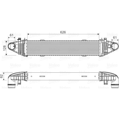 Valeo | Ladeluftkühler | 818616