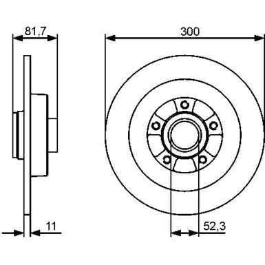 BOSCH | Bremsscheibe | 0 986 479 446