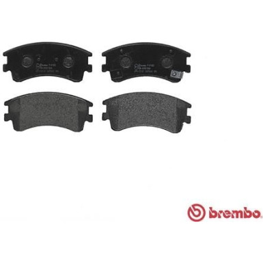 Brembo | Bremsbelagsatz, Scheibenbremse | P 49 032