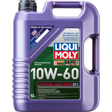 Liqui Moly 1391 Synthoil Race Tech GT1 10W-60 Motoröl 5l