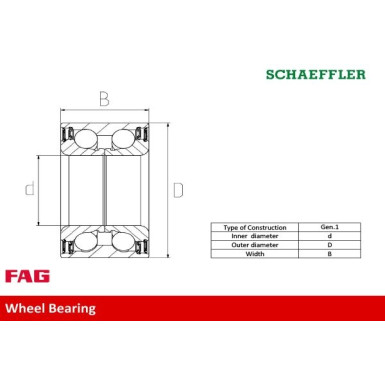 FAG | Radlagersatz | 713 6911 80