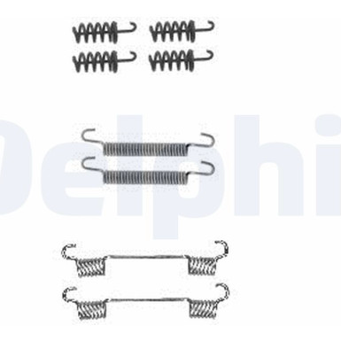 Delphi | Zubehörsatz, Feststellbremsbacken | LY1380