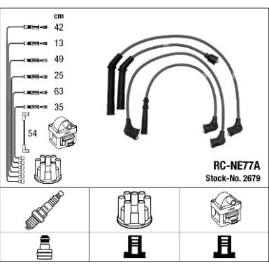 NGK | Zündleitungssatz | 2679