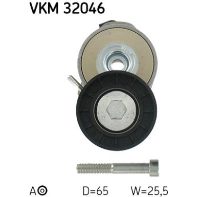 SKF | Spannrolle, Keilrippenriemen | VKM 32046