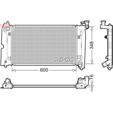 Denso | Kühler, Motorkühlung | DRM50110