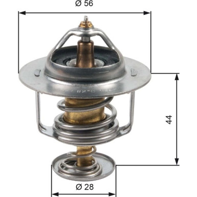 Gates | Thermostat, Kühlmittel | TH30282G1