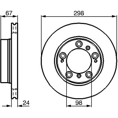 BOSCH | Bremsscheibe | 0 986 478 477