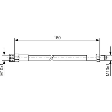BOSCH | Bremsschlauch | 1 987 476 230