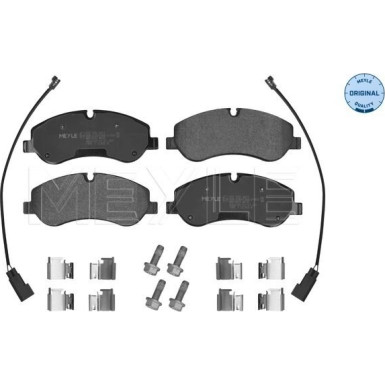 Meyle | Bremsbelagsatz, Scheibenbremse | 025 256 0217