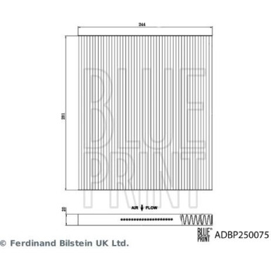 Blue Print | Filter, Innenraumluft | ADBP250075