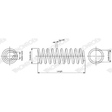 Monroe | Fahrwerksfeder | SE3391 Monroe | Fahrwerksfeder | SE3391