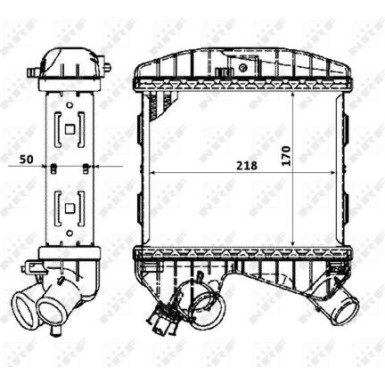 NRF | Ladeluftkühler | 30177