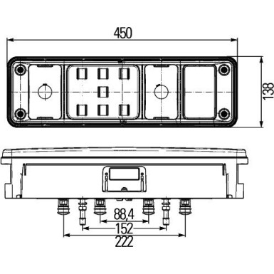 Hella | Heckleuchte | 2VP 340 961-421