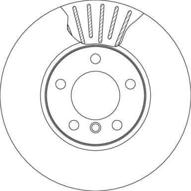 TRW | Bremsscheibe | DF4807S