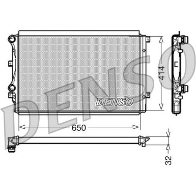 Denso | Kühler, Motorkühlung | DRM32015