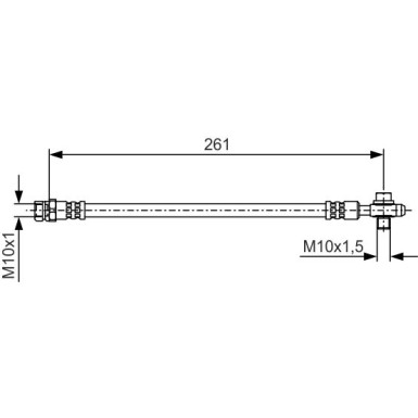 BOSCH | Bremsschlauch | 1 987 481 B21