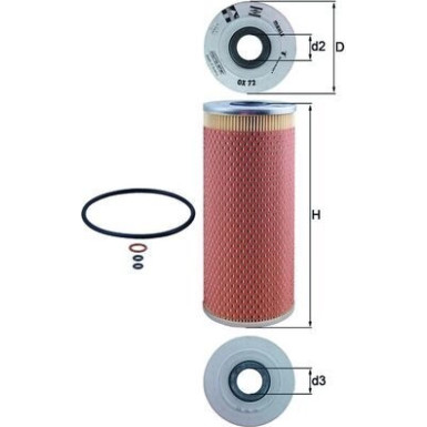 Knecht | Ölfilter | OX 72D