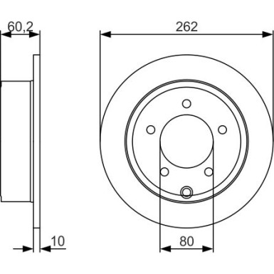 BOSCH | Bremsscheibe | 0 986 479 A39