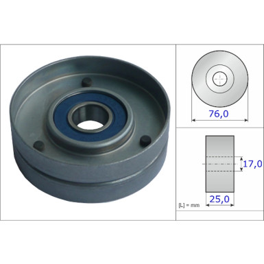 INA | Spannrolle, Keilrippenriemen | 531 0751 30