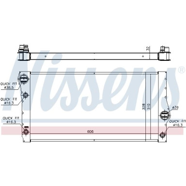 Nissens | Kühler, Motorkühlung | 60775