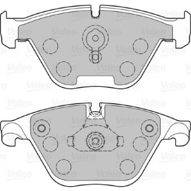 Valeo | Bremsbelagsatz, Scheibenbremse | 601382