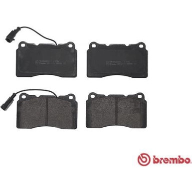 Brembo | Bremsbelagsatz, Scheibenbremse | P 23 154