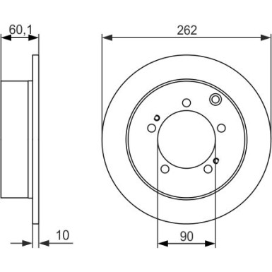 BOSCH | Bremsscheibe | 0 986 479 603