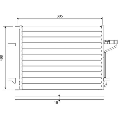 Valeo | Kondensator, Klimaanlage | 812877