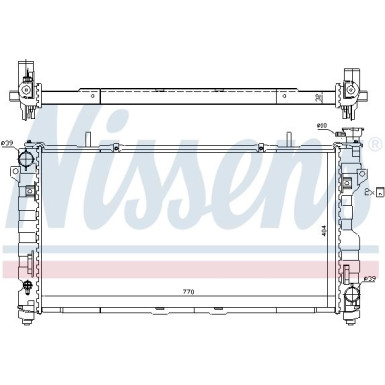 Nissens | Kühler, Motorkühlung | 61025