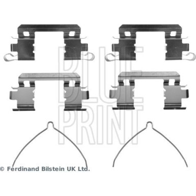Blue Print | Zubehörsatz, Scheibenbremsbelag | ADBP480016