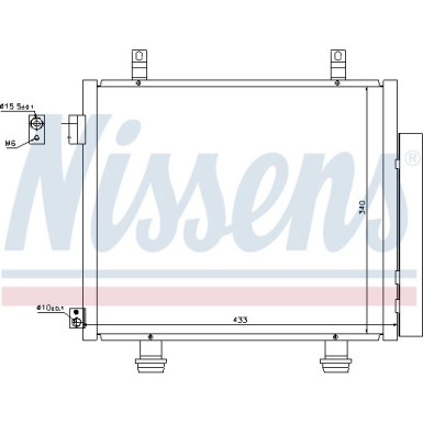 Nissens | Kondensator, Klimaanlage | 940193