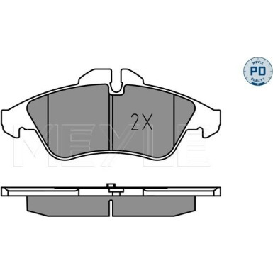 Meyle | Bremsbelagsatz, Scheibenbremse | 025 239 9020/PD