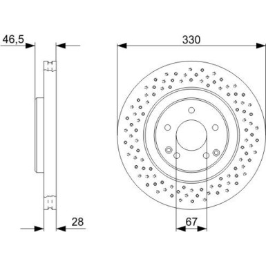 BOSCH | Bremsscheibe | 0 986 479 C76