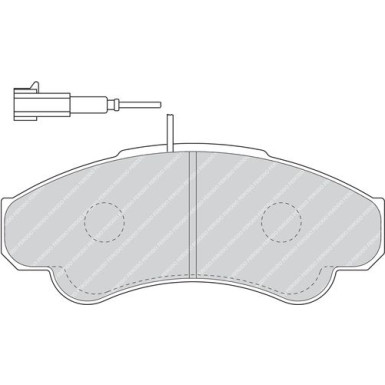 Ferodo | Bremsbelagsatz, Scheibenbremse | FVR1479