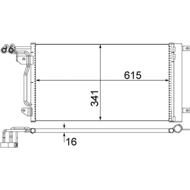 Mahle | Kondensator, Klimaanlage | AC 566 000S