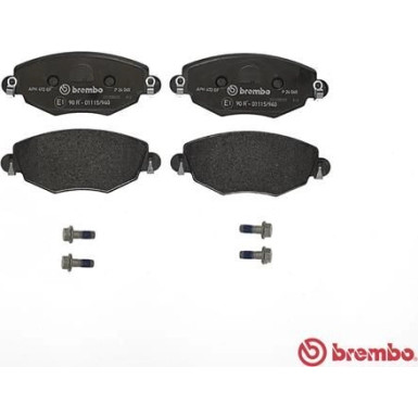 Brembo | Bremsbelagsatz, Scheibenbremse | P 24 060