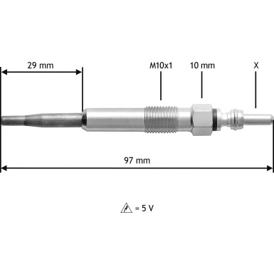 Valeo | Glühkerze | 345125