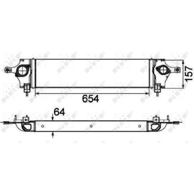 NRF | Ladeluftkühler | 30510
