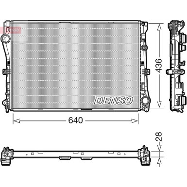 Denso | Kühler, Motorkühlung | DRM17103