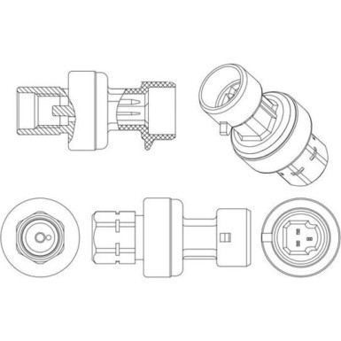 Mahle | Druckschalter, Klimaanlage | ASE 4 000P