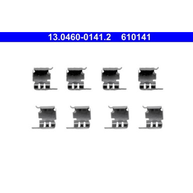 ATE | Zubehörsatz, Scheibenbremsbelag | 13.0460-0141.2