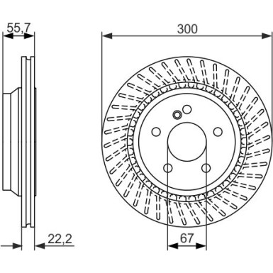 BOSCH | Bremsscheibe | 0 986 479 655