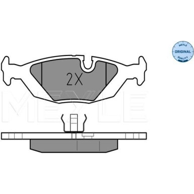 Meyle | Bremsbelagsatz, Scheibenbremse | 025 210 8914
