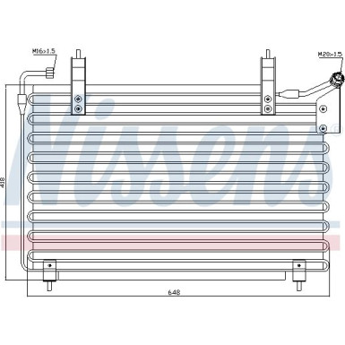 Nissens | Kondensator, Klimaanlage | 94399