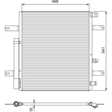 Valeo | Kondensator, Klimaanlage | 815061