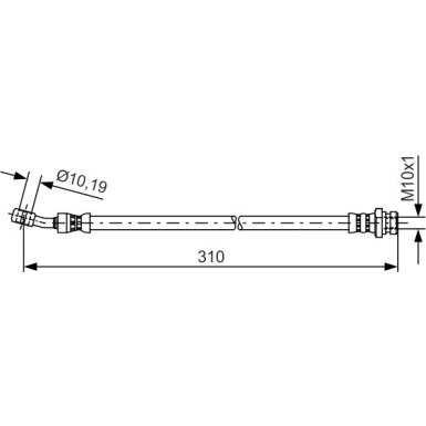 BOSCH | Bremsschlauch | 1 987 481 417