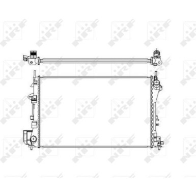 NRF | Kühler, Motorkühlung | 58203